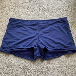 Women’s boy short swim bottoms